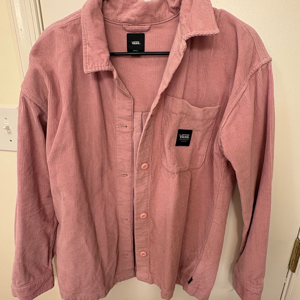 Vans Casual Pink Corduroy Shirt